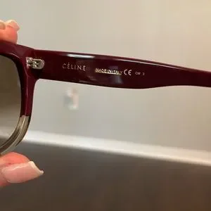 Celine Flattop Two-Tone Shield Sunglasses- chic sunglasses Celine Flattop Two-Tone Shield Sunglasses | Neiman Marcus main image 4